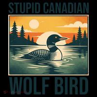 Funny Sarcastic Animal Stupid Canadian Wolf Bird Coffee Mug thumb 5