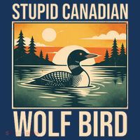 Funny Sarcastic Animal Stupid Canadian Wolf Bird Women's Hoodie thumb 2