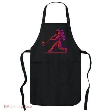 Funny Space Astronaut Baseball Apron