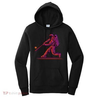 Funny Space Astronaut Baseball Women's Hoodie