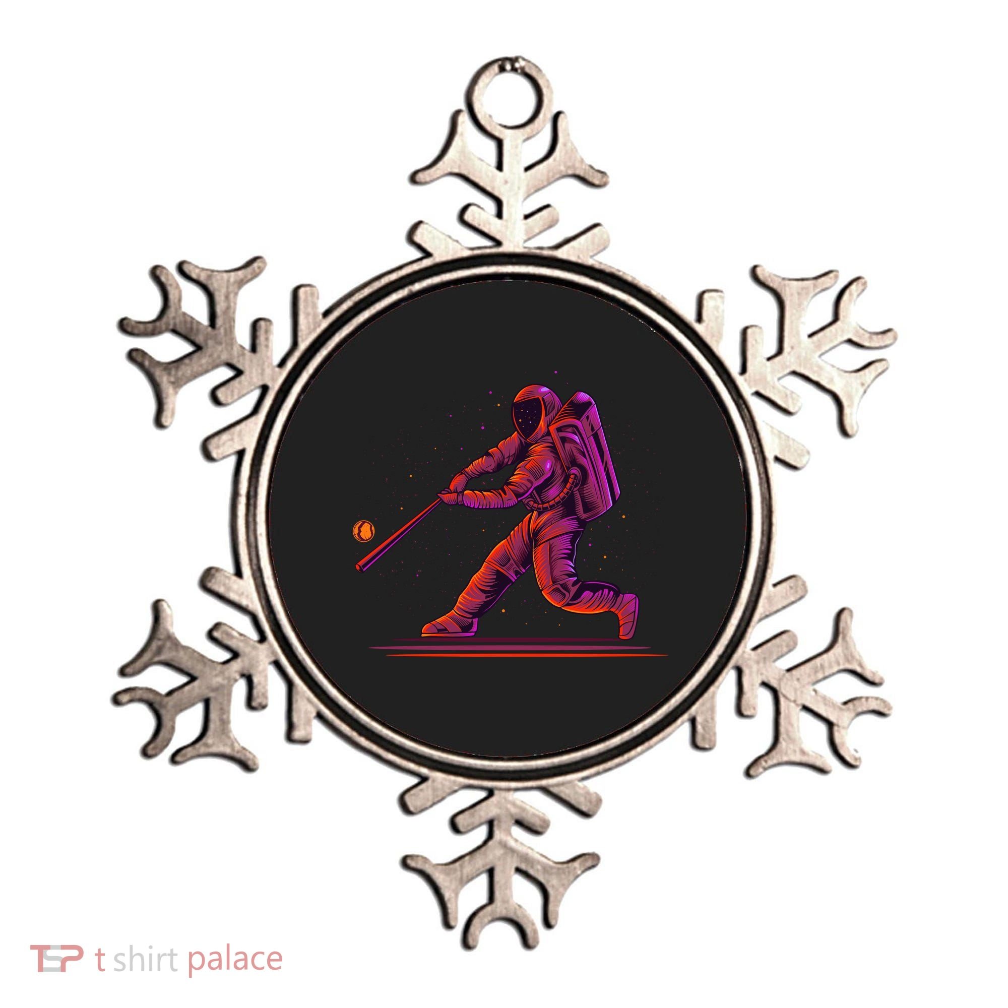 Funny Space Astronaut Baseball Ornament