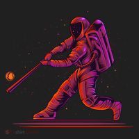 Funny Space Astronaut Baseball Hat thumb 2