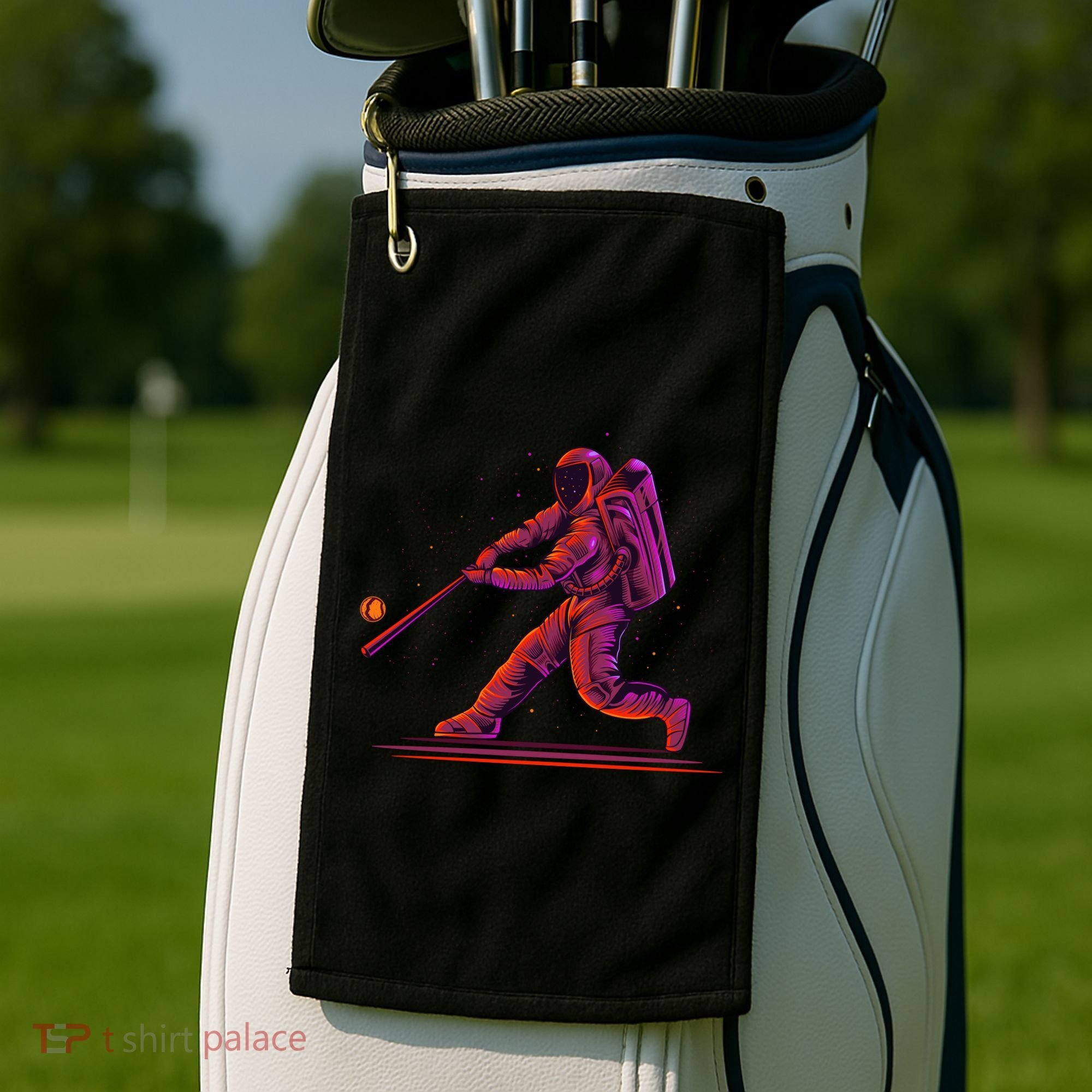 Funny Space Astronaut Baseball Golf Towel