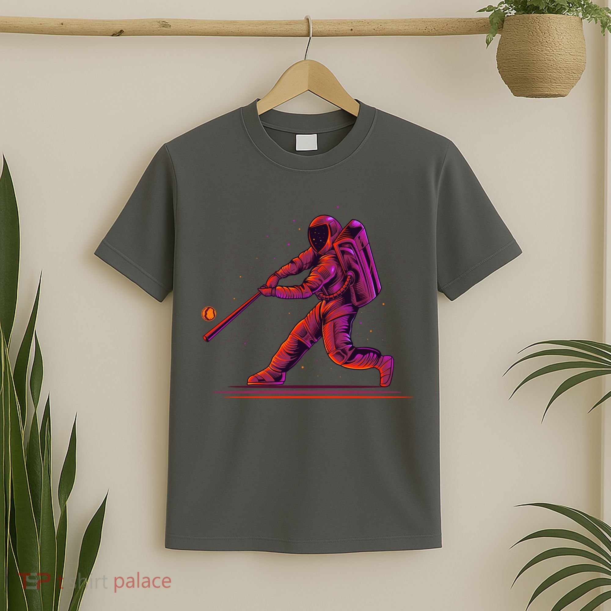 Funny Space Astronaut Baseball T-Shirt