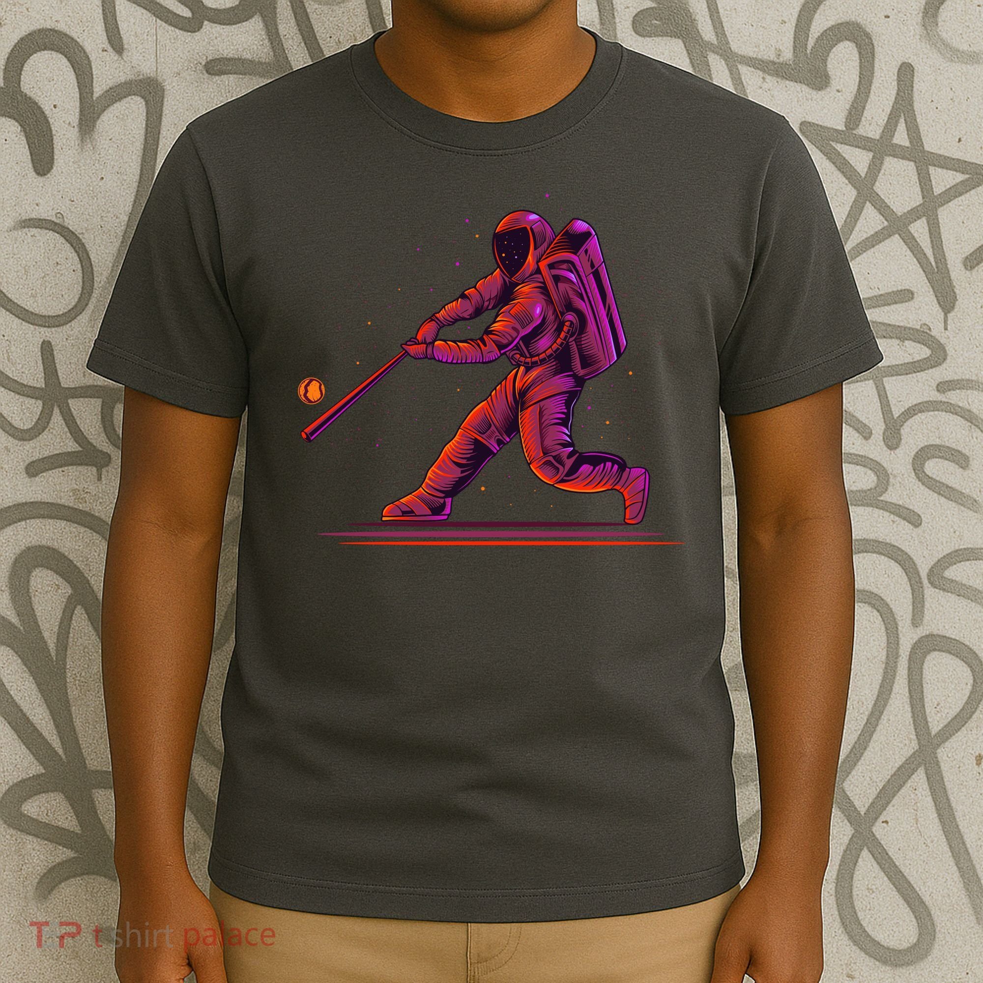 Funny Space Astronaut Baseball T-Shirt