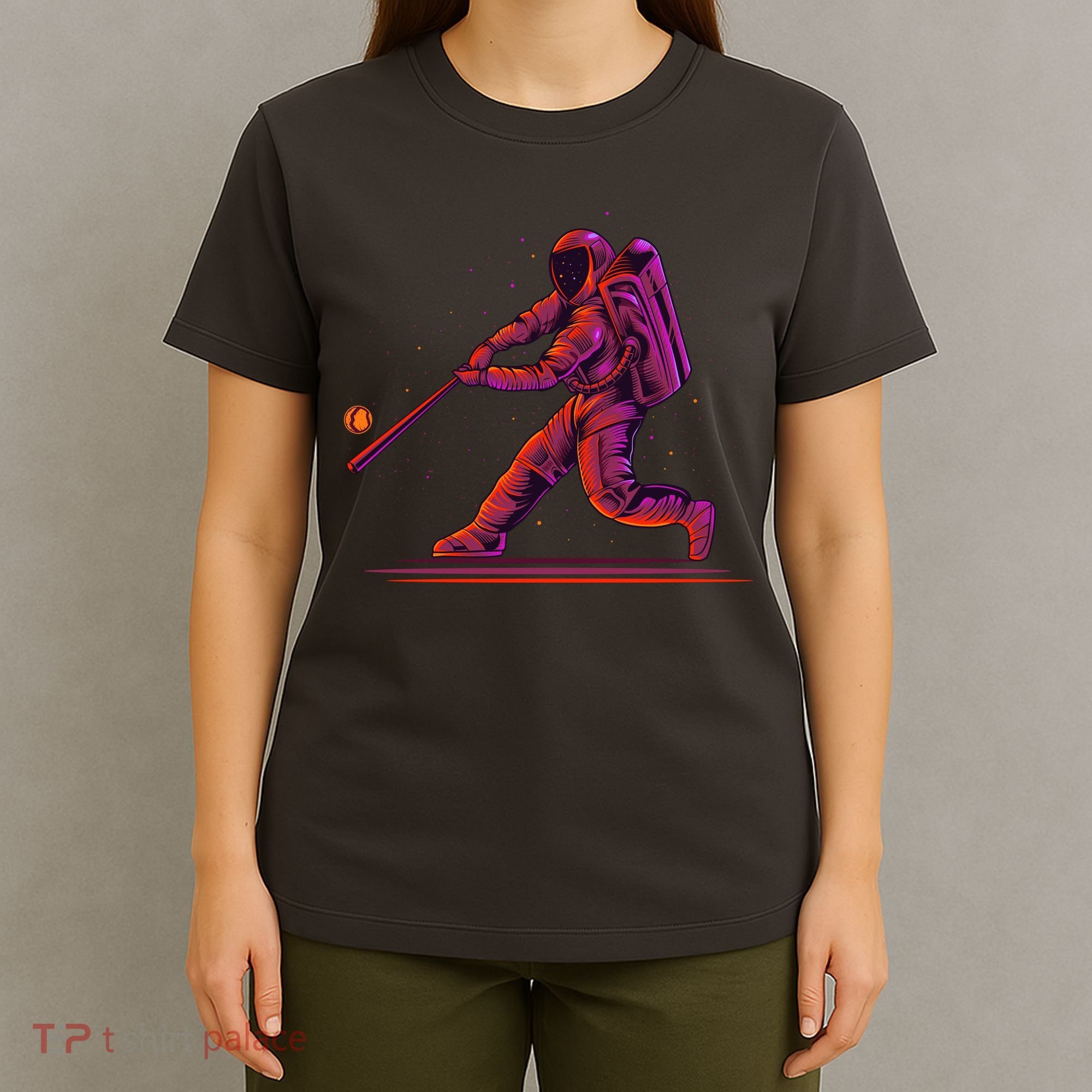 Funny Space Astronaut Baseball T-Shirt