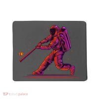Funny Space Astronaut Baseball Mousepad thumb 0