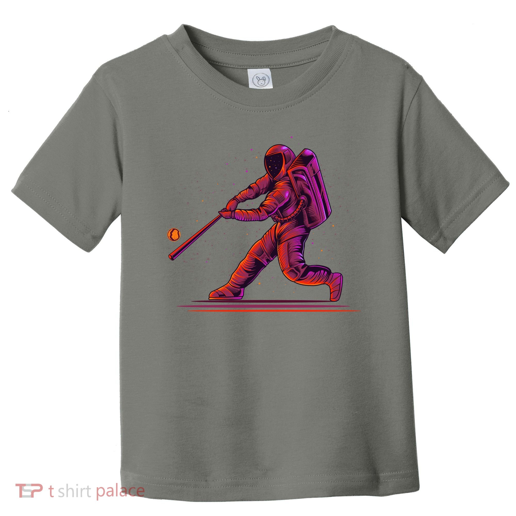 Funny Space Astronaut Baseball Toddler T-Shirt