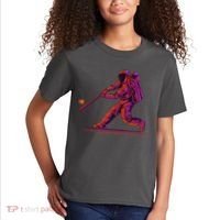 Funny Space Astronaut Baseball Kids T-Shirt thumb 2