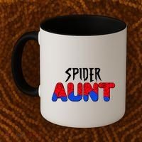 Funny Spider Aunt Matching Family Shirts Coffee Mug thumb 2