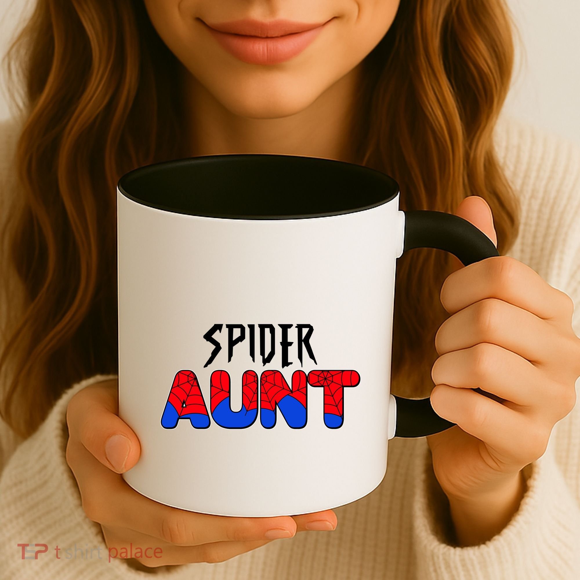 Funny Spider Aunt Matching Family Shirts Coffee Mug