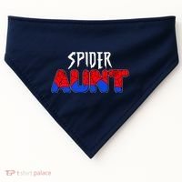 Funny Spider Aunt Matching Family Shirts USA-Made Doggie Bandana thumb 0