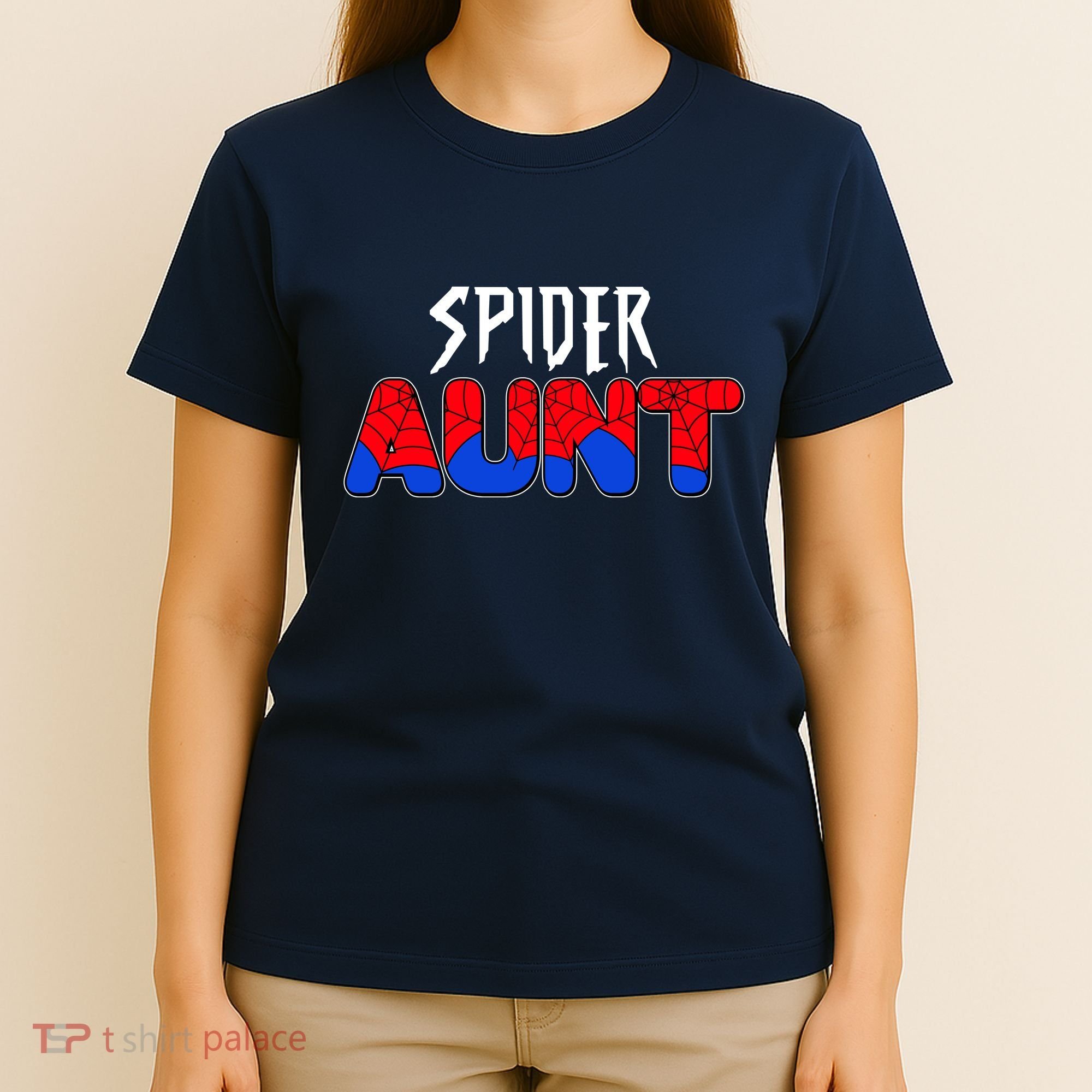 Funny Spider Aunt Matching Family Shirts T-Shirt