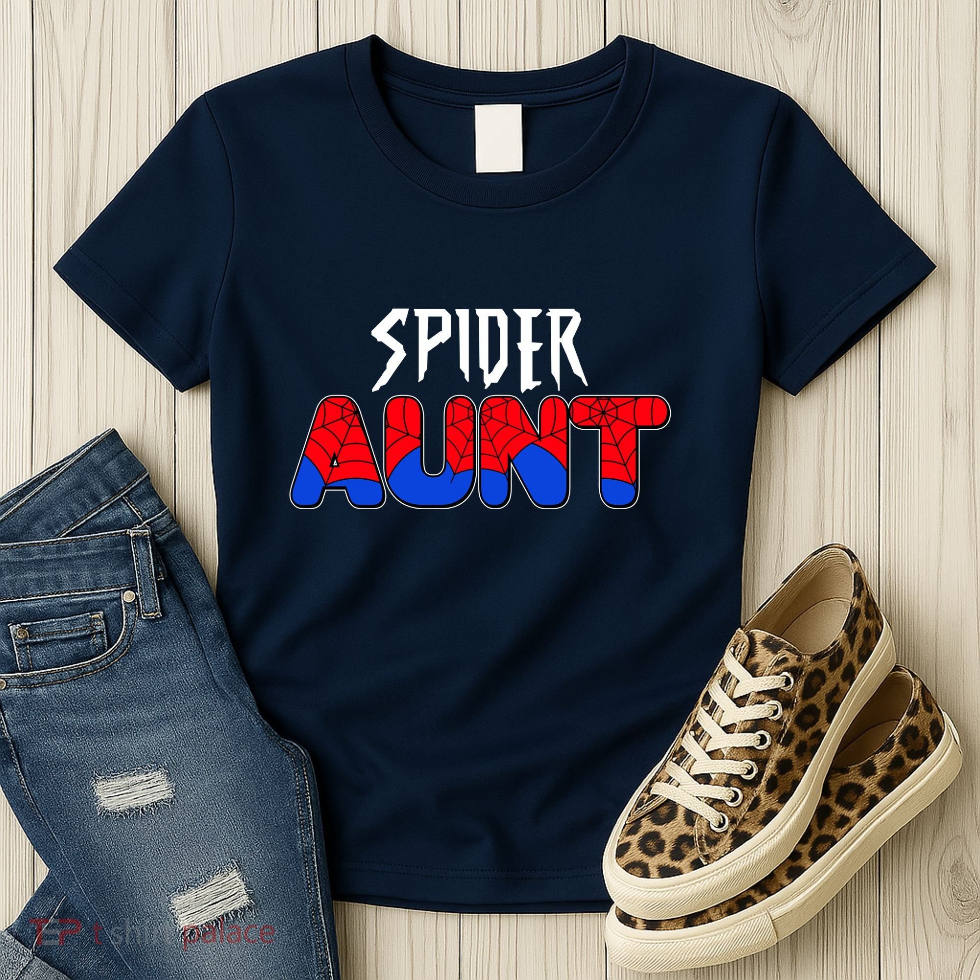 Funny Spider Aunt Matching Family Shirts Women's T-Shirt
