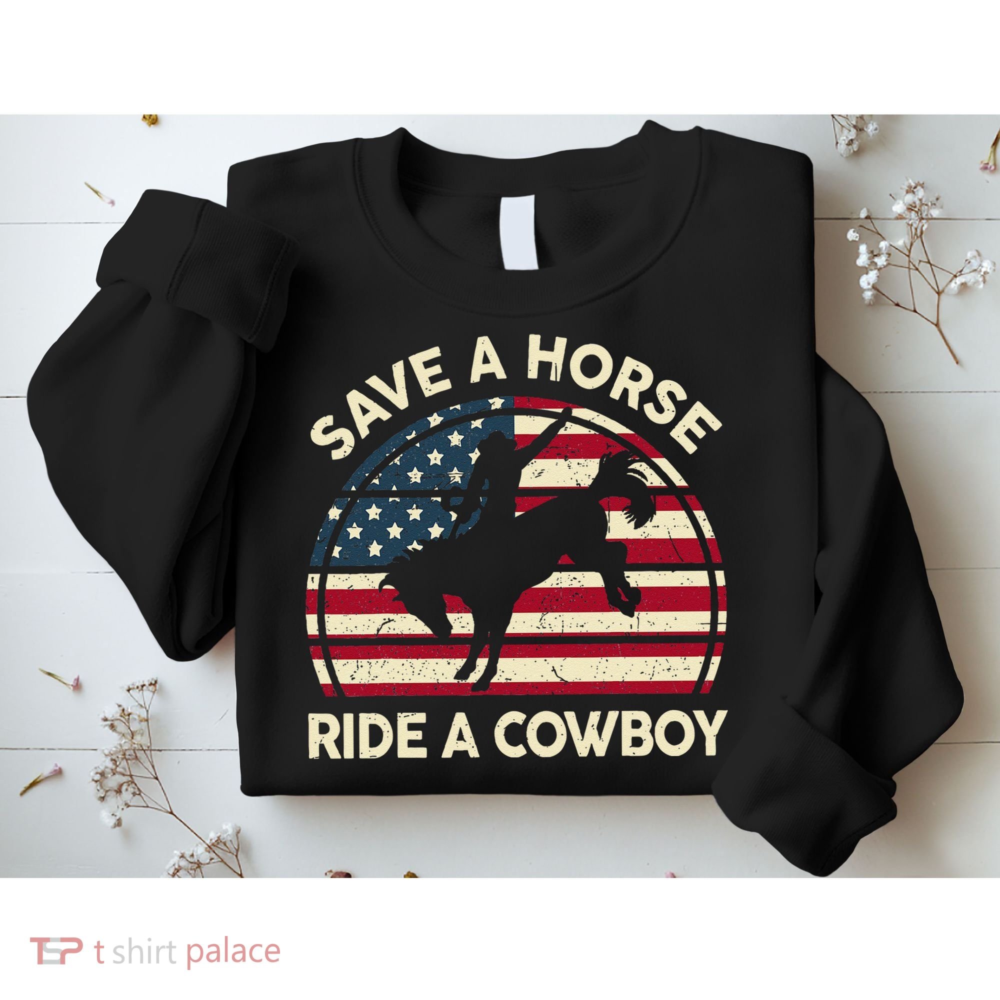 Funny Save A Horse Ride A Cowboy Horse Sweatshirt