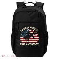 Funny Save A Horse Ride A Cowboy Horse Backpack thumb 0