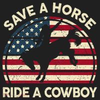 Funny Save A Horse Ride A Cowboy Horse Beanie thumb 2