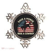 Funny Save A Horse Ride A Cowboy Horse Ornament thumb 0