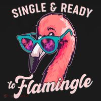 Funny Single And Ready To Flamingle Flamingo Women's Hoodie thumb 2
