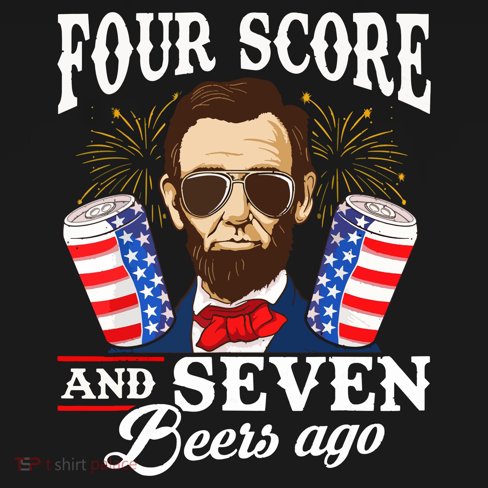 Four Score And 7 Beers Ago 4th Of July Drinking Like Lincoln Backpack