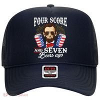 Four Score And 7 Beers Ago 4th Of July Drinking Like Lincoln Hat thumb 0