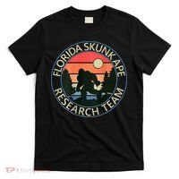 Florida Skunk Ape Research Team Camping Outdoors Back Print T-Shirt thumb 0