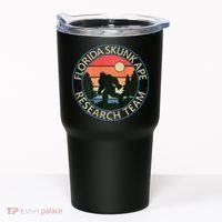 Florida Skunk Ape Research Team Camping Outdoors Back Print Tumbler thumb 0