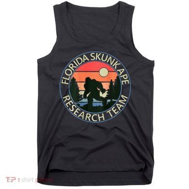 Florida Skunk Ape Research Team Camping Outdoors Back Print Tank Top