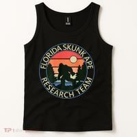 Florida Skunk Ape Research Team Camping Outdoors Back Print Tank Top thumb 2