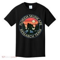 Florida Skunk Ape Research Team Camping Outdoors Back Print Kids T-Shirt thumb 0