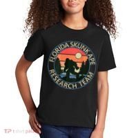 Florida Skunk Ape Research Team Camping Outdoors Back Print Kids T-Shirt thumb 2