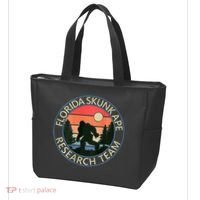 Florida Skunk Ape Research Team Camping Outdoors Back Print Tote Bag thumb 3