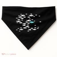 Fish Swim Against The Current In The Sea USA-Made Doggie Bandana thumb 0