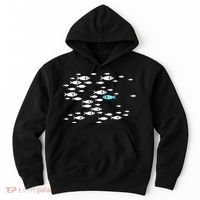 Fish Swim Against The Current In The Sea Hoodie thumb 0