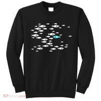 Fish Swim Against The Current In The Sea Sweatshirt thumb 0