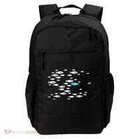 Fish Swim Against The Current In The Sea Backpack thumb 0