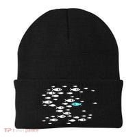 Fish Swim Against The Current In The Sea Beanie thumb 0