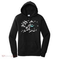 Fish Swim Against The Current In The Sea Women's Hoodie thumb 0