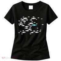 Fish Swim Against The Current In The Sea Women's T-Shirt thumb 0