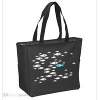Fish Swim Against The Current In The Sea Tote Bag thumb 2