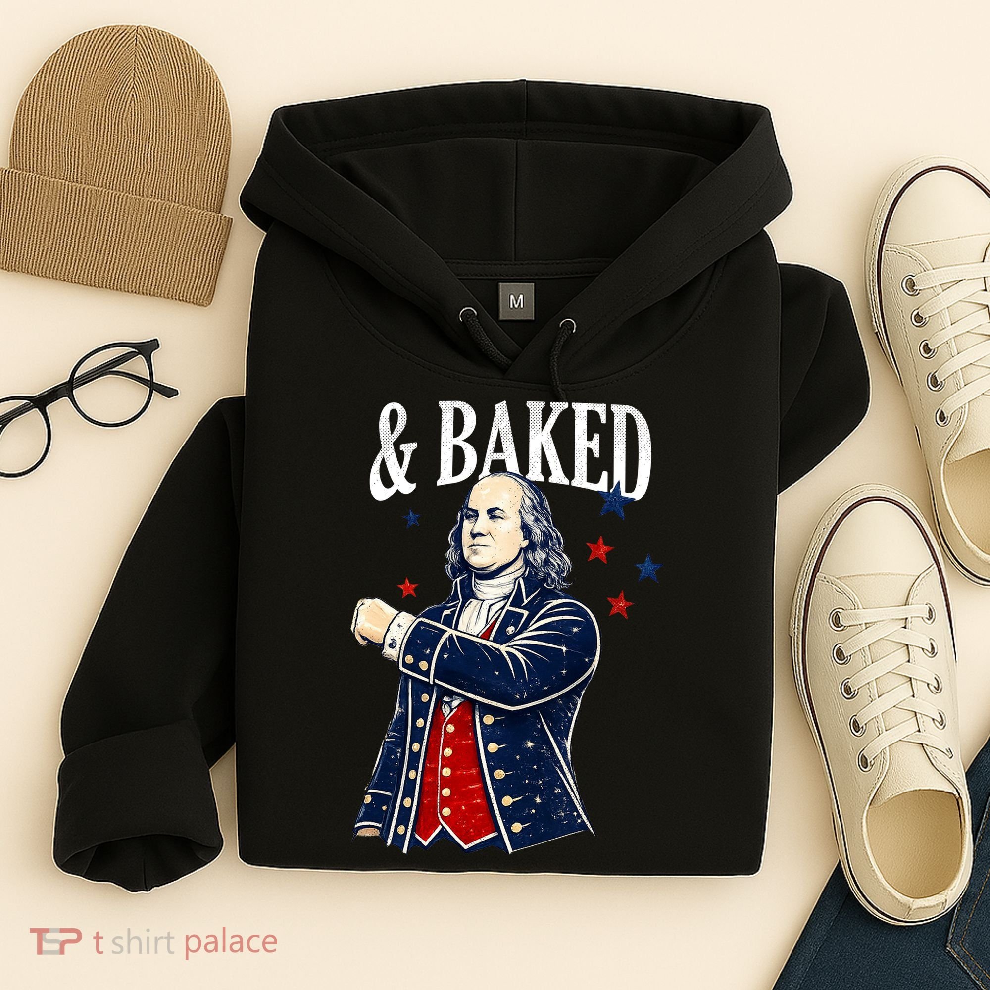 Funny Shake And Bake 4th Of July Couple Matching Hoodie