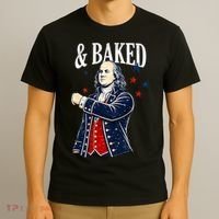 Funny Shake And Bake 4th Of July Couple Matching T-Shirt thumb 3