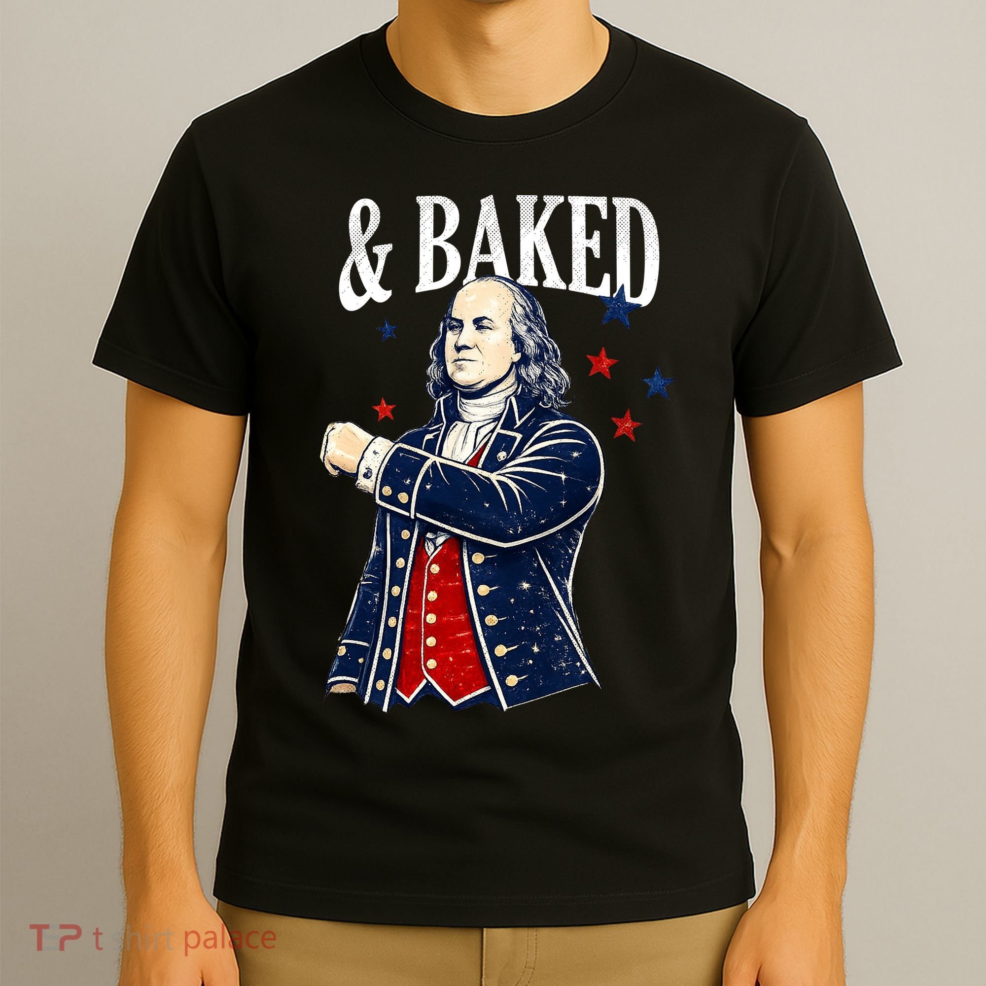 Funny Shake And Bake 4th Of July Couple Matching T-Shirt
