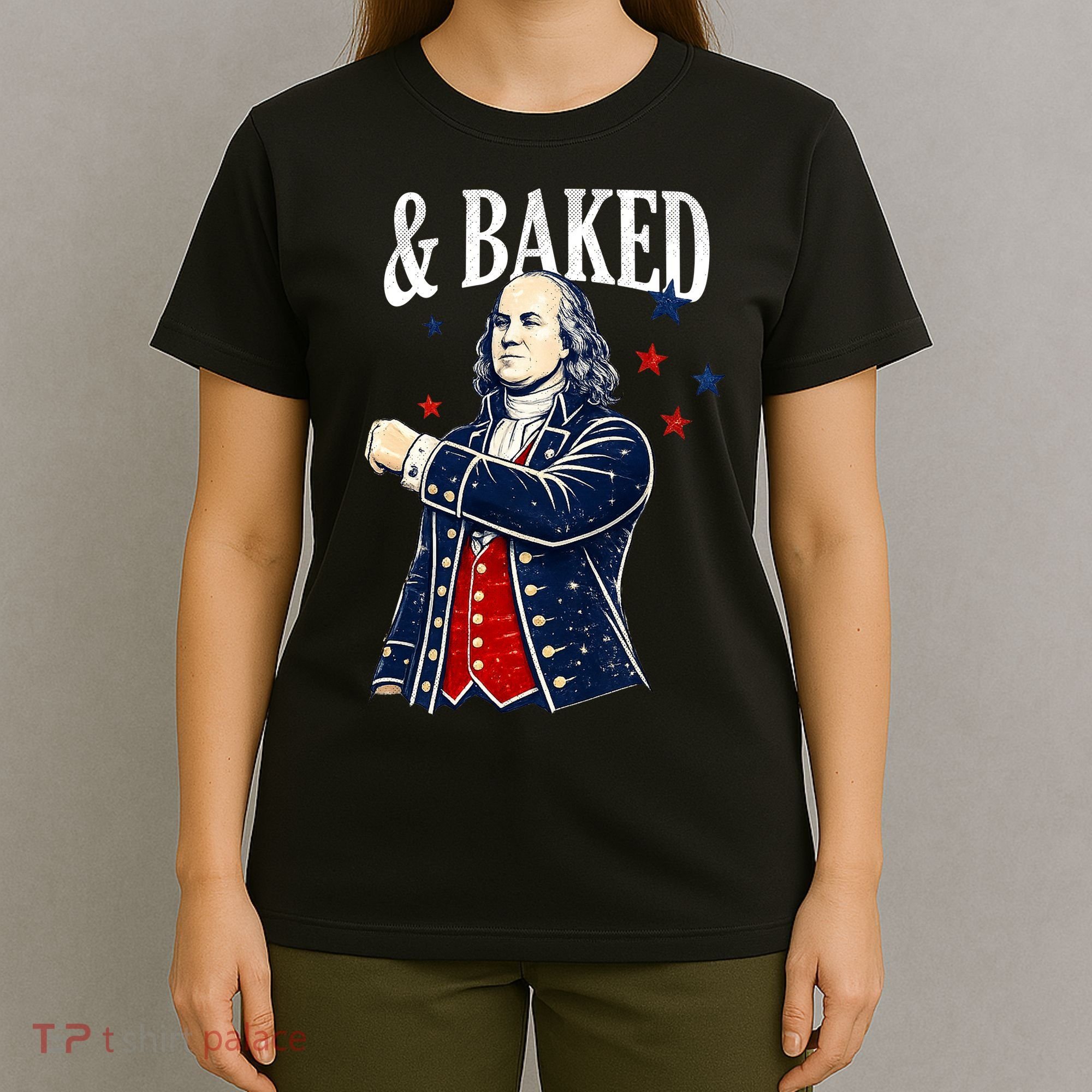 Funny Shake And Bake 4th Of July Couple Matching T-Shirt