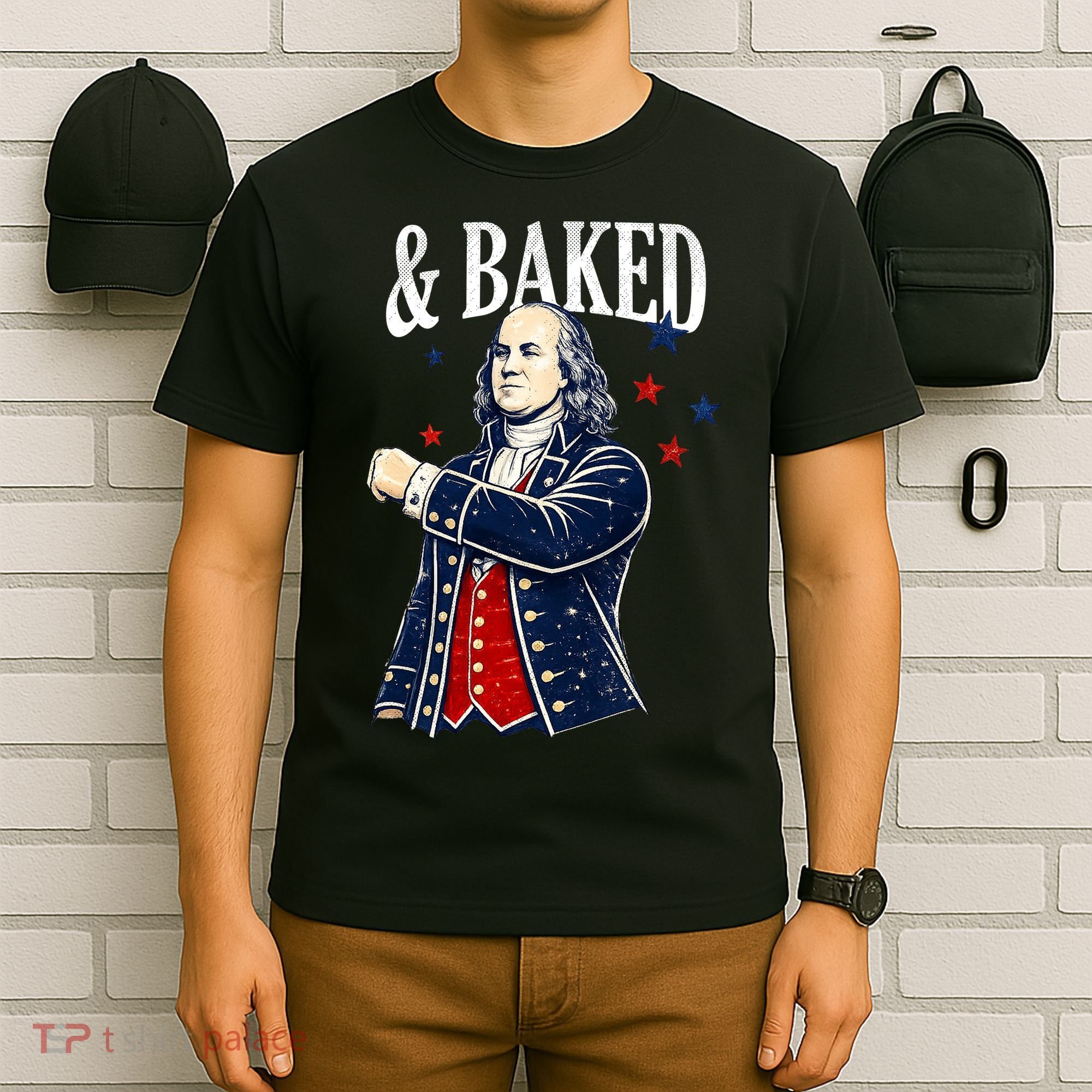 Funny Shake And Bake 4th Of July Couple Matching T-Shirt