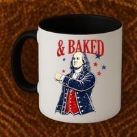 Funny Shake And Bake 4th Of July Couple Matching Coffee Mug thumb 2