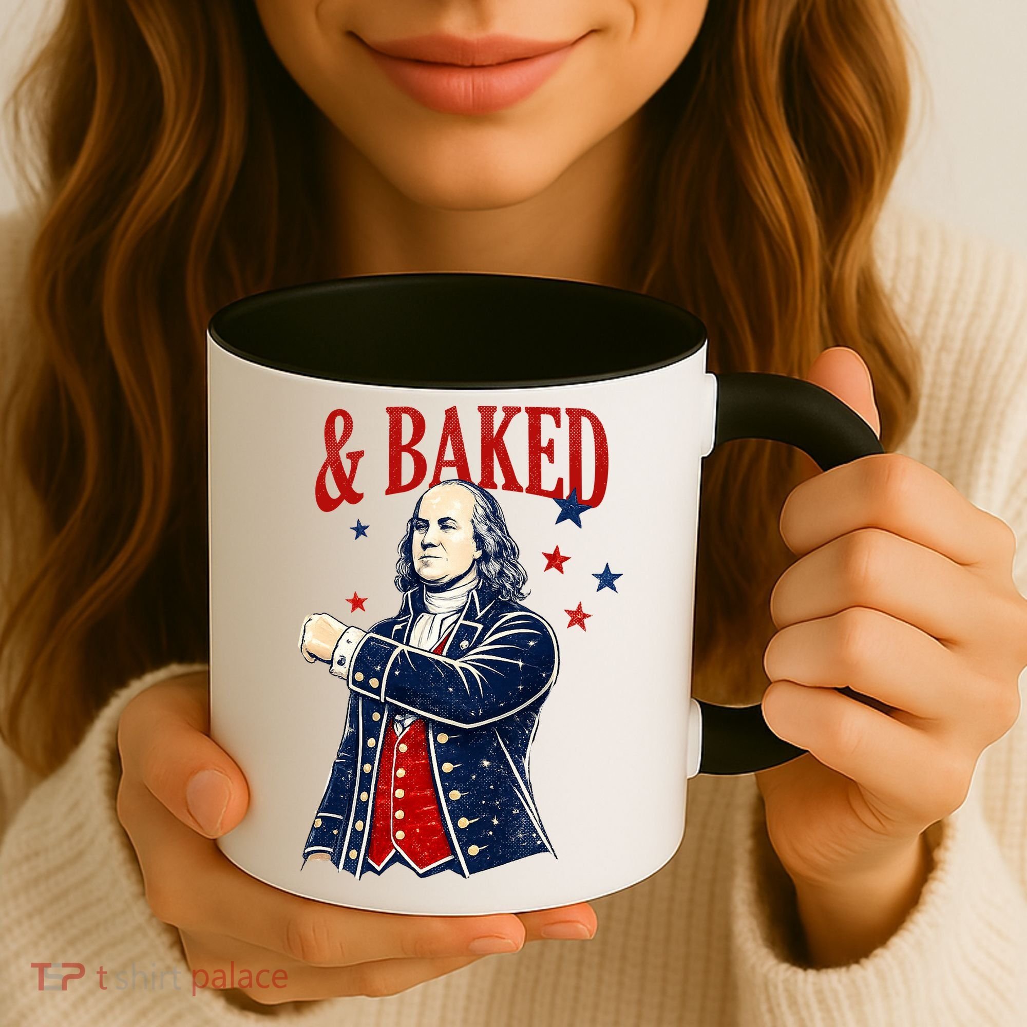Funny Shake And Bake 4th Of July Couple Matching Coffee Mug