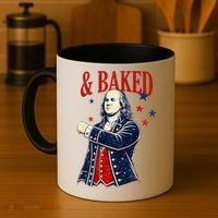 Funny Shake And Bake 4th Of July Couple Matching Coffee Mug thumb 4