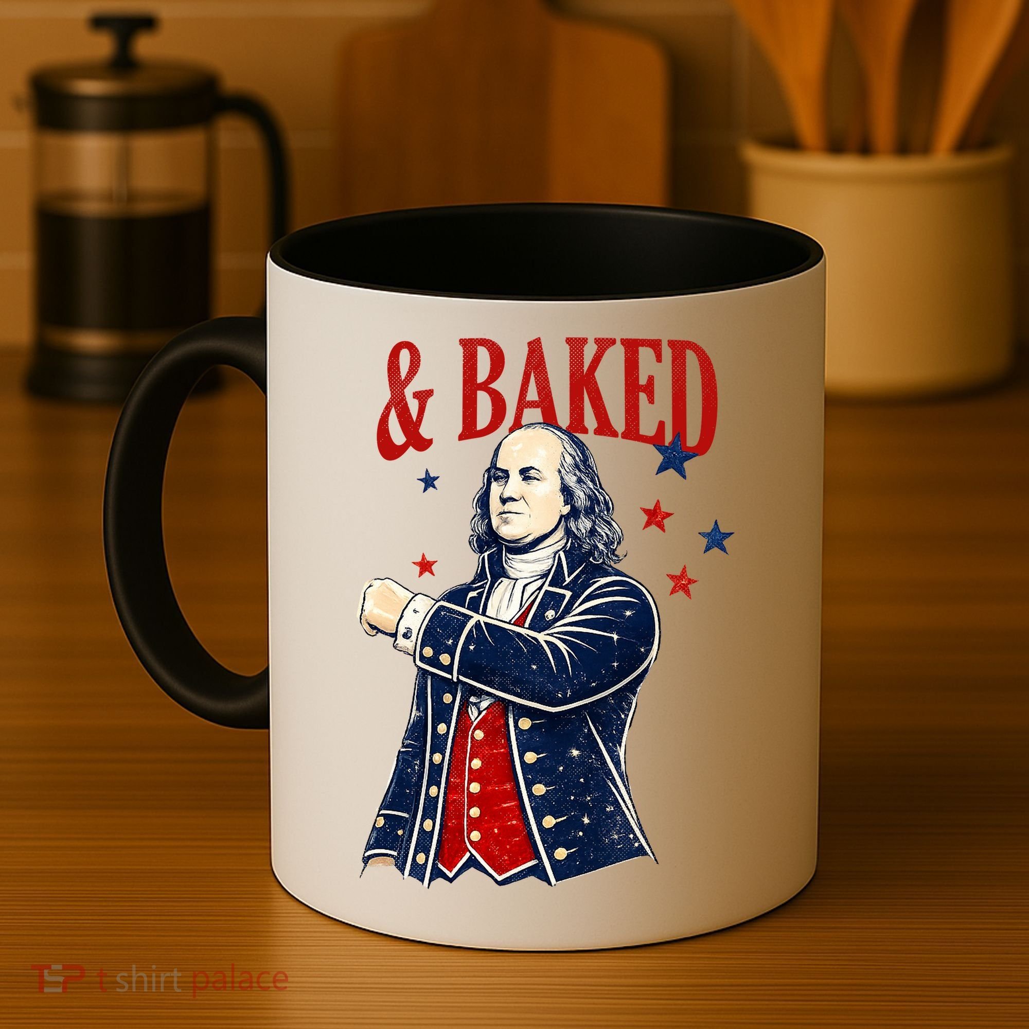 Funny Shake And Bake 4th Of July Couple Matching Coffee Mug