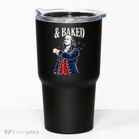 Funny Shake And Bake 4th Of July Couple Matching Tumbler thumb 0